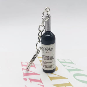 Mini porte-clés pour bouteilles de vin