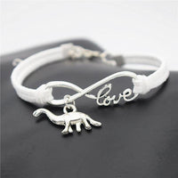 Bracelets d'amour infini dinosaure
