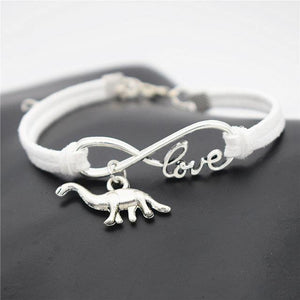 Dinosaur Infinity Love Bracelets