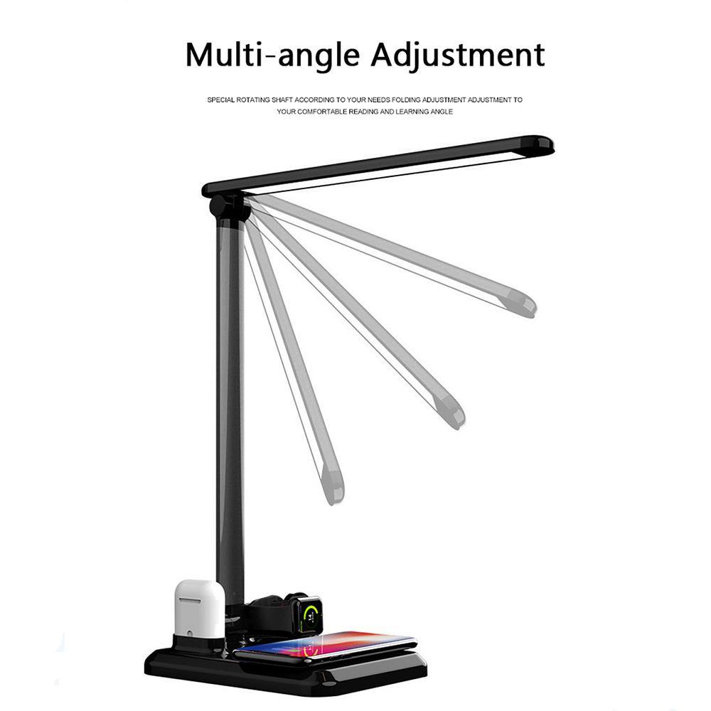 4 in 1 LED Desk Lamp & Wireless Chargers