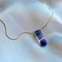 Tiana Rainbow Fluorite Necklace
