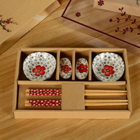 Auténticos juegos de regalo de vajilla de sushi