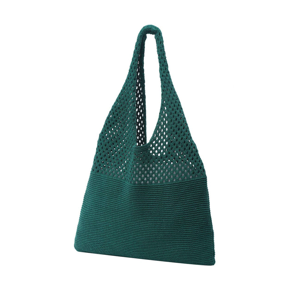 Mesh Knit Bag- Green