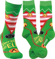 Secretly An Elf - Socks
