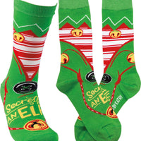 Secretly An Elf - Socks