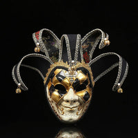 Crackled Venetian Jester Mask
