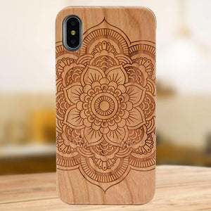 Fundas de iPhone grabadas en madera