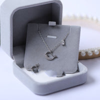 Little Whale S925 Sterling Silver Necklace Female Niche Design
