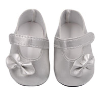 Doll Shoes Solid Color Bow Shoes
