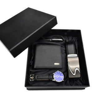 Wallet Belt Watch & Pen Gift Set (Mens)