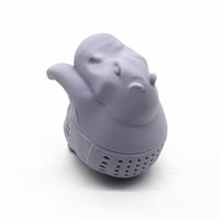 Infusor de té de silicona con forma de hipopótamo