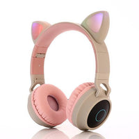 Auriculares Bluetooth con oreja de gato