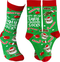 These Are My Ugly Christmas Socks
