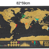 Mapa mundial de raspaditos