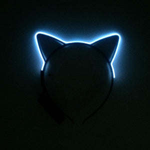 Bandeau d’oreille de chat Glowing Line