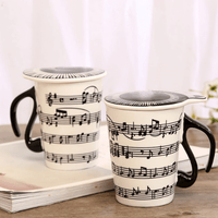 Music Themed Mugs with Lid