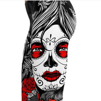 Leggings de calavera de azúcar