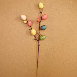 Décoration d'arrangement floral d'oeuf de Pâques