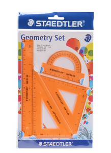 Geometry Ruler Set