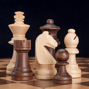 Jeu d'échecs en bois de hêtre