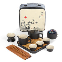 Japanese Ancient Pottery Tea Set