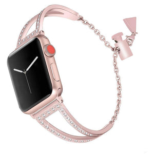 Bracelet Apple Watch avec strass