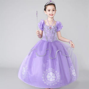 Disfraz de Princesa Sofía Vestido y Complementos (Infantil)