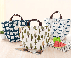 Canvas Thermal Lunch Bags