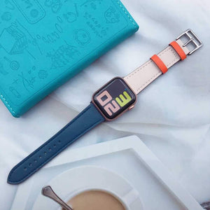 Bracelets Apple Watch de style manchette et duo de couleurs