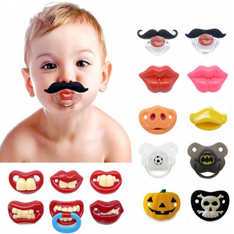Funny Face Pacifiers | Only Inspired Gifts Boutique