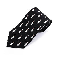 Bowling Pins Novelty Tie