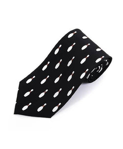 Bowling Pins Novelty Tie