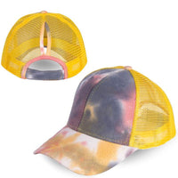 Tie-dye Ponytail Baseball Cap