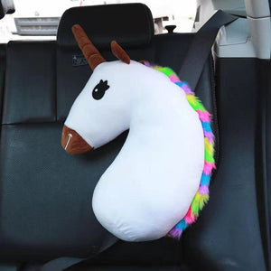 Almohada de hombro para cinturón de seguridad de unicornio