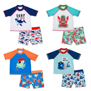 Boys Swimsuits (Shorts + Shirt)