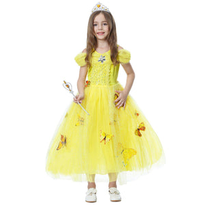Vestidos de disfraz de princesa mariposa (niño)