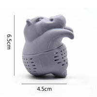 Hippo Shape Silicone Tea Infuser