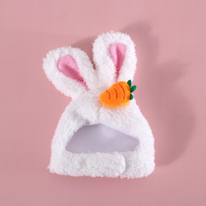 Plush Cartoon Cat Dog Rabbit Ears Cute Easter Decoration Hat Head Cover Pets Products
