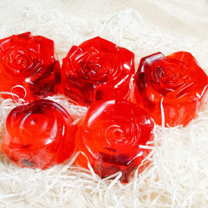 Jabón de rosas hecho a mano