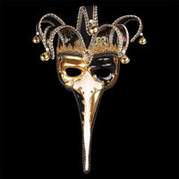 Máscaras venecianas de mascarada de nariz larga
