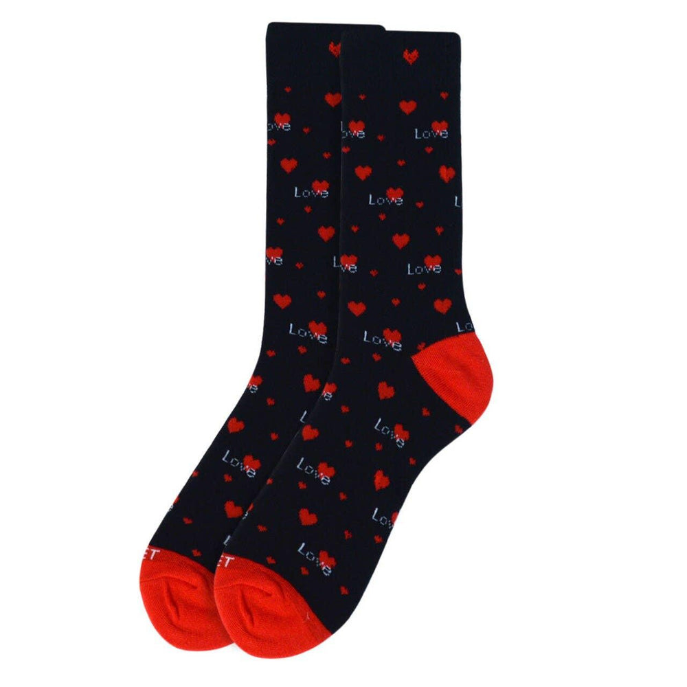 Love Heart Novelty Socks (Mens)