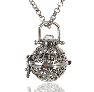 Aromatherapy Essential Oil Lava Stone Diffuser Necklace