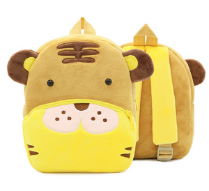 Plush Cartoon Animal Backpack (Toddler)