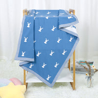 Baby Cartoon Knitted Cotton Cute Windproof Blanket