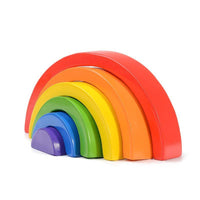 Bloques de construcción de arcoíris semicírculo