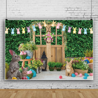 Easter Bunny Party Photo Material Photo Background Cloth Studio Props