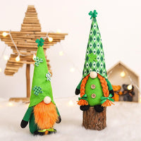 Saint Patrick's Day Clover Hat Gnome Couple