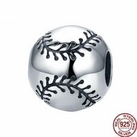 Sports Ball Collection Charm Beads
