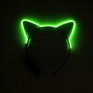 Glowing Line Cat Ear Headband