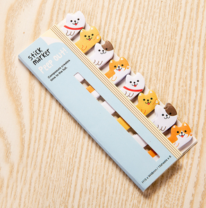 Peep Out Cartoon Animal Sticky Note Flags